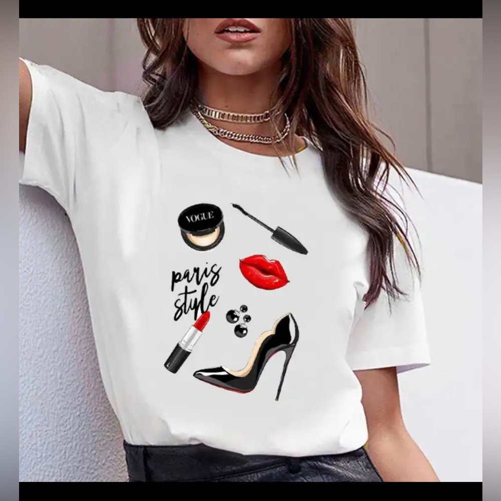 women's fashion blouse and necklace set